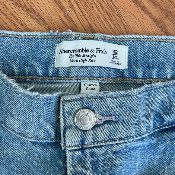 🍄SOLD🍄 Abercrombie & Fitch Curve Love jeans size 14 - Picture 8 of 8